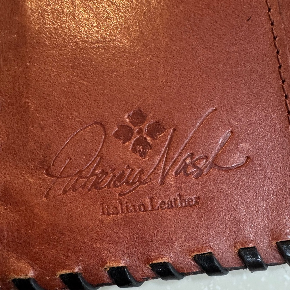 Patricia Nash Brown Patchwork Leather Wallet - image 4